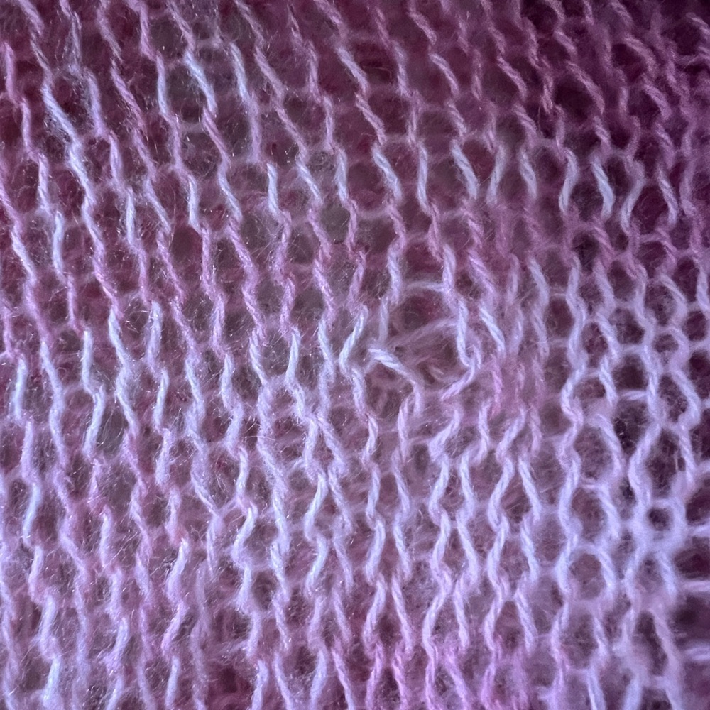 Hand Knit Gradient Sweater - Picture 3 of 3